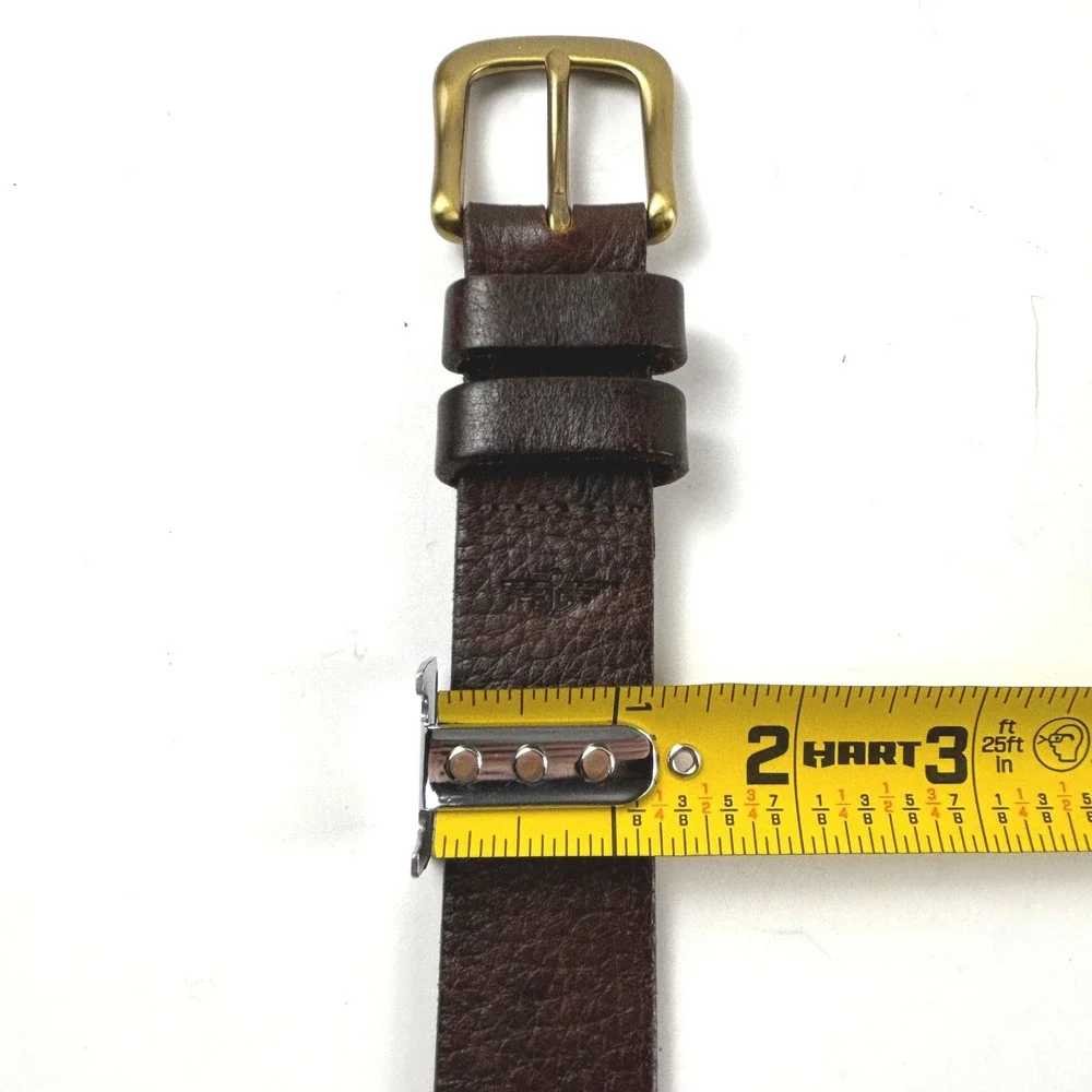 Dockers Leather Belt Mens 40 Brown Solid Brass Buckle Casual‎ Workwear Gorpcore